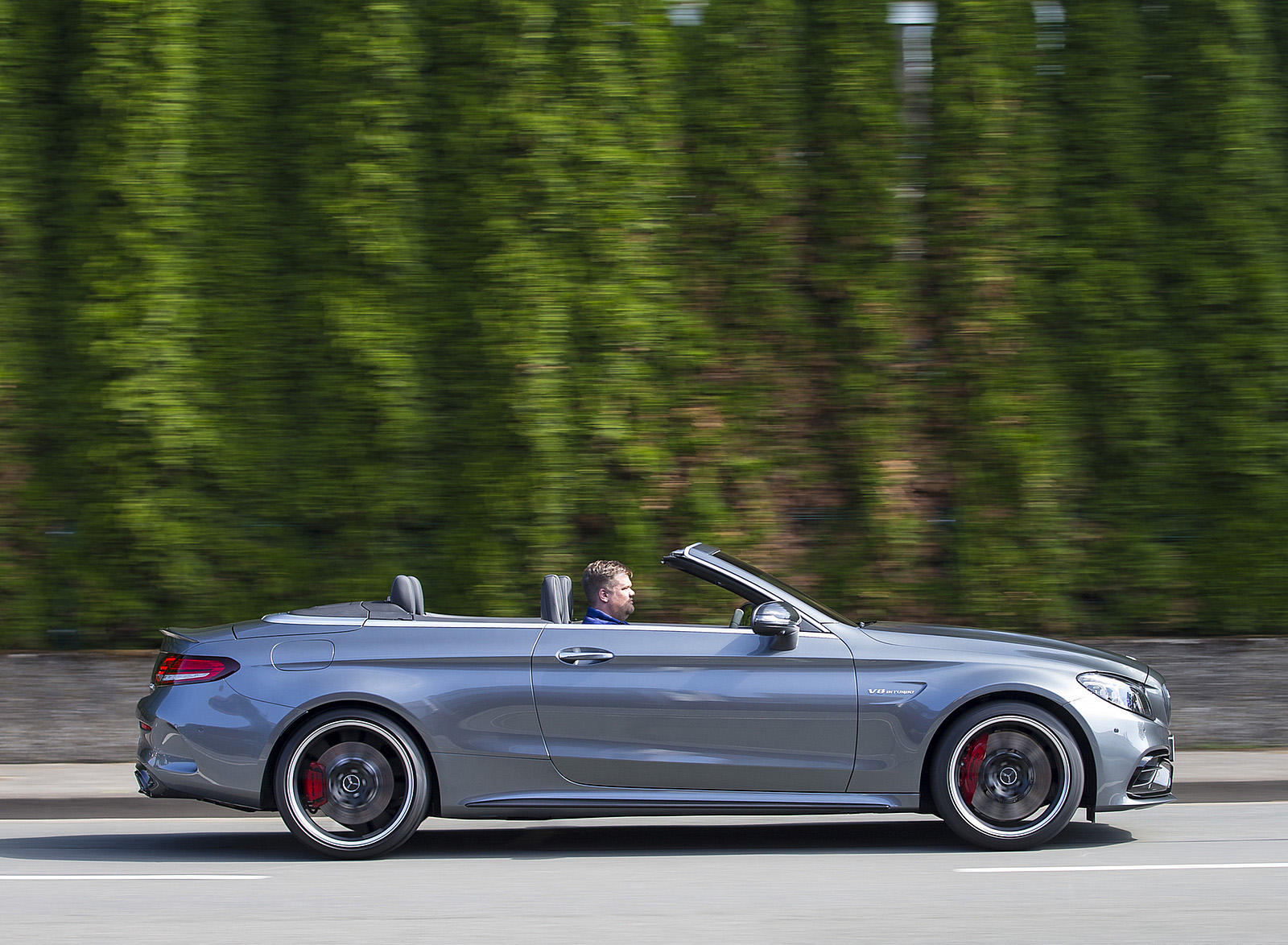 2019 Mercedes-AMG C 63 S Cabrio Side Wallpapers (14)
