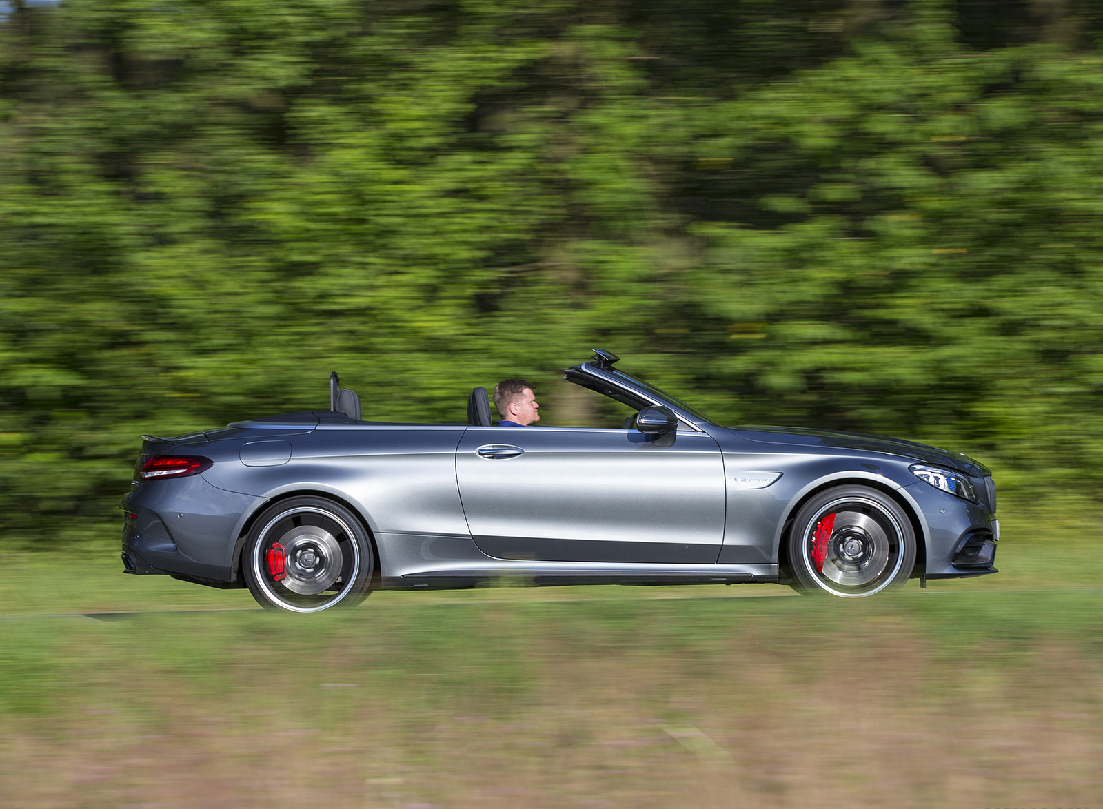 2019 Mercedes-AMG C 63 S Cabrio Side Wallpapers  (12)
