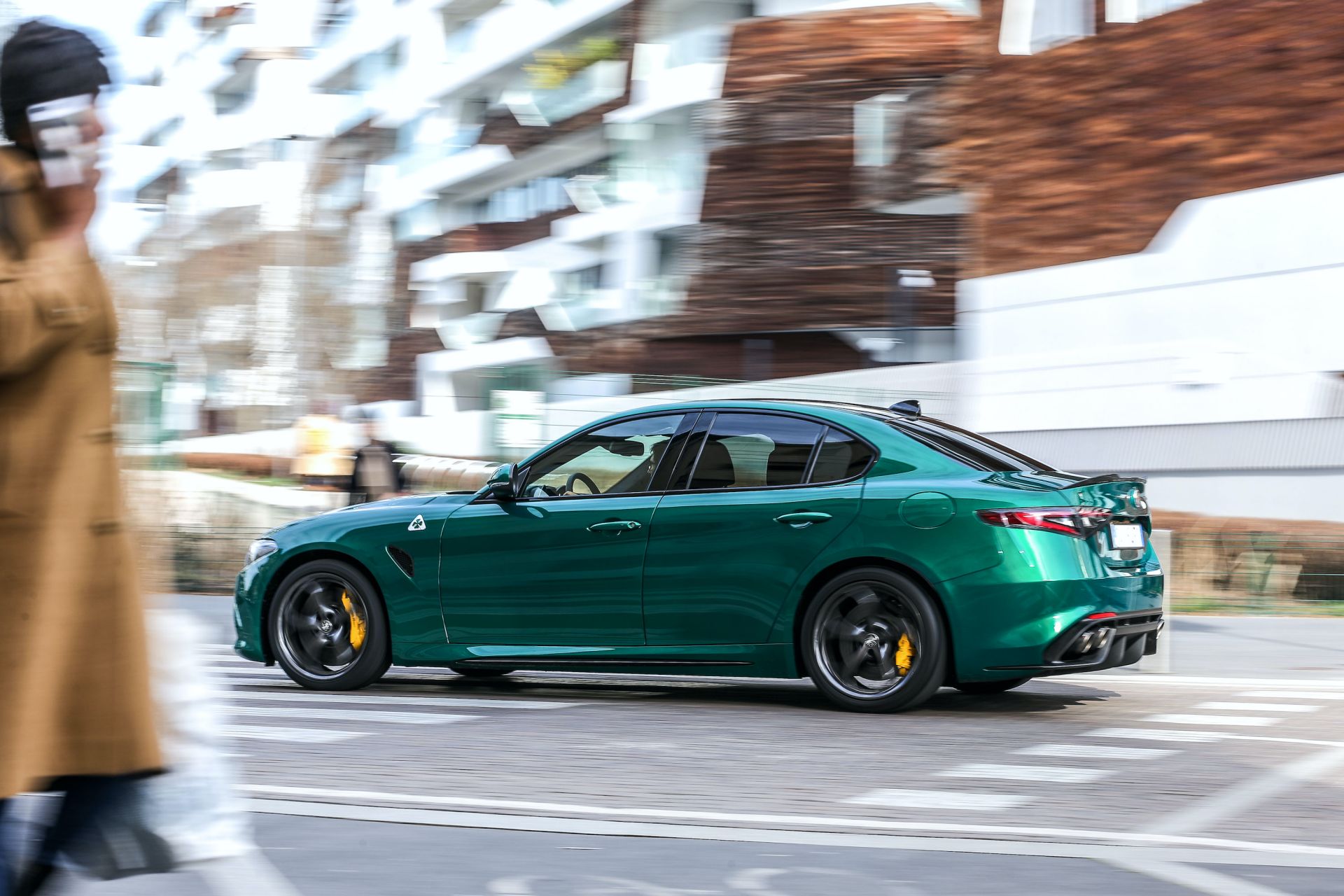 2020 Alfa Romeo Giulia Quadrifoglio Rear Three-Quarter Wallpapers (15)