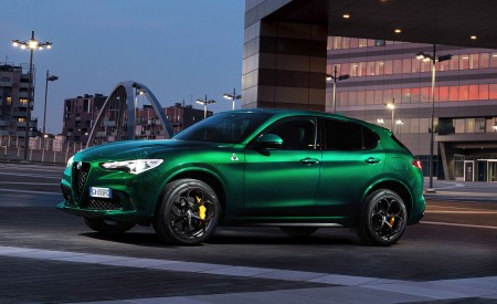 2020 Alfa Romeo Stelvio Quadrifoglio Front Three-Quarter Wallpapers 450x275 (18)