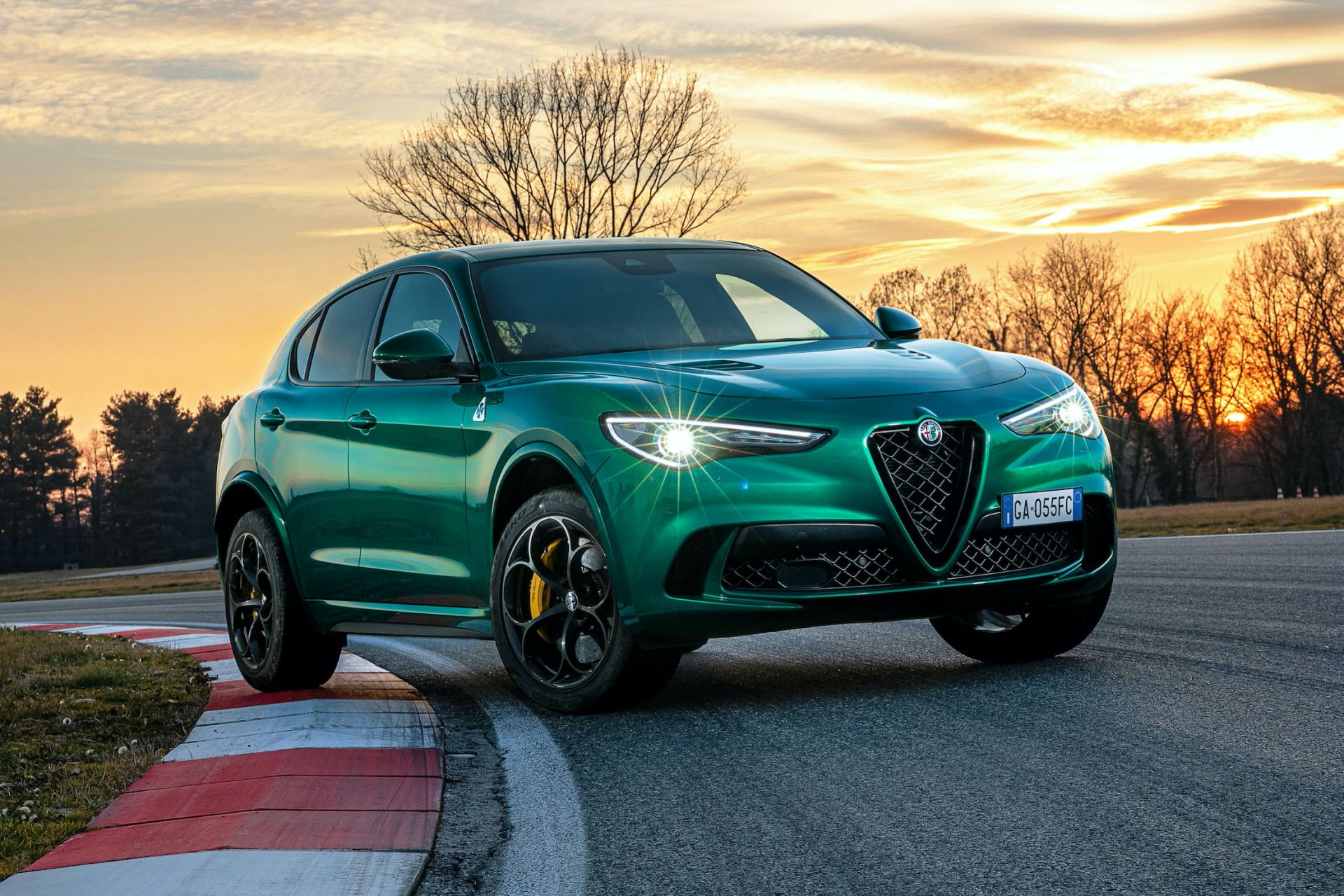 2020 Alfa Romeo Stelvio Quadrifoglio Front Three-Quarter Wallpapers (1)