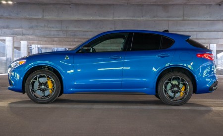 2020 Alfa Romeo Stelvio Quadrifoglio Side Wallpapers 450x275 (28)