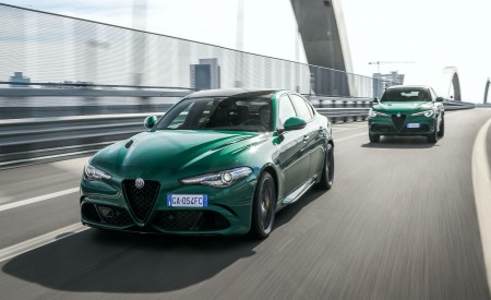 2020 Alfa Romeo Stelvio Quadrifoglio and Giulia Quadrifoglio Wallpapers 450x275 (9)