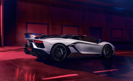 2020 Lamborghini Aventador SVJ Xago Edition Rear Three-Quarter Wallpapers 450x275 (4)