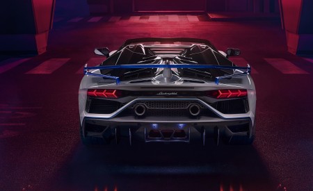 2020 Lamborghini Aventador SVJ Xago Edition Rear Wallpapers 450x275 (5)