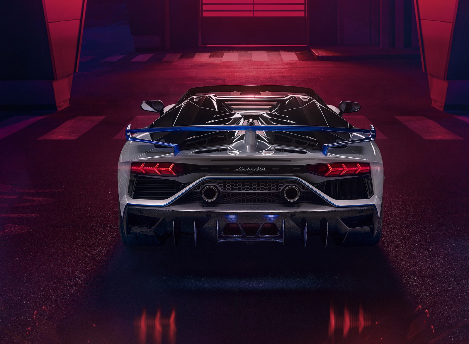 2020 Lamborghini Aventador SVJ Xago Edition Rear Wallpapers (5)