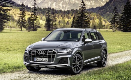 2021 Audi SQ7 TFSI (Color: Daytona Grey) Front Three-Quarter Wallpapers  450x275 (8)