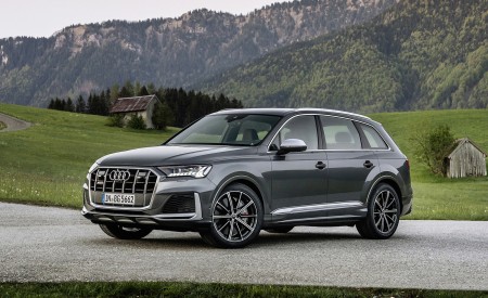 2021 Audi SQ7 TFSI (Color: Daytona Grey) Front Three-Quarter Wallpapers  450x275 (22)