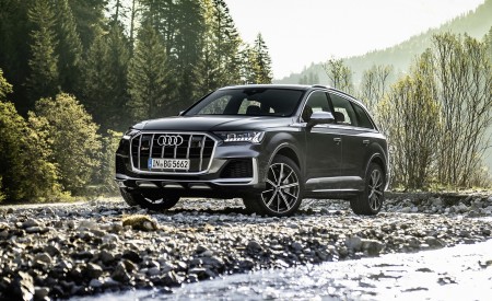 2021 Audi SQ7 TFSI (Color: Daytona Grey) Front Three-Quarter Wallpapers 450x275 (13)