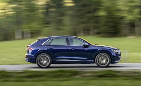 2021 Audi SQ8 TFSI (Color: Navarra Blue) Side Wallpapers 450x275 (18)