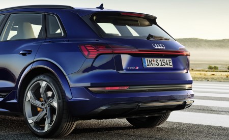 2021 Audi e-tron S (Color: Navarra Blue) Rear Wallpapers 450x275 (8)
