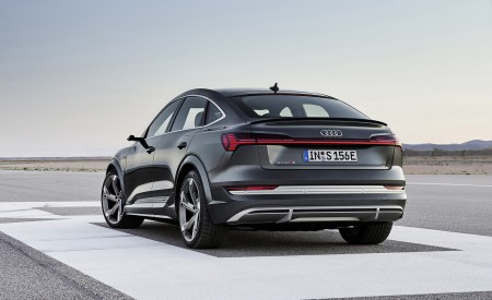 2021 Audi e-tron S Sportback (Color: Daytona Gray) Rear Three-Quarter Wallpapers 450x275 (71)