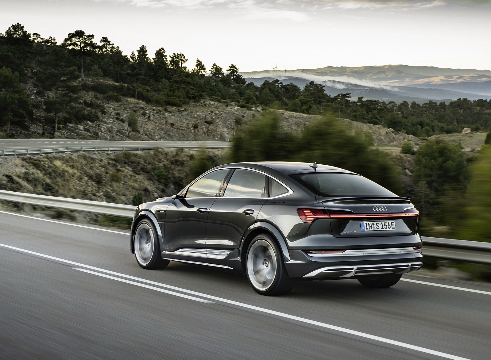 2021 Audi e-tron S Sportback (Color: Daytona Gray) Rear Three-Quarter Wallpapers (10)