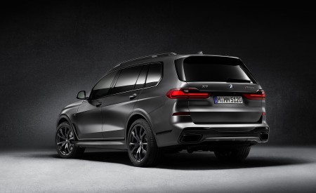 2021 BMW X7 Dark Shadow Edition Rear Three-Quarter Wallpapers 450x275 (4)