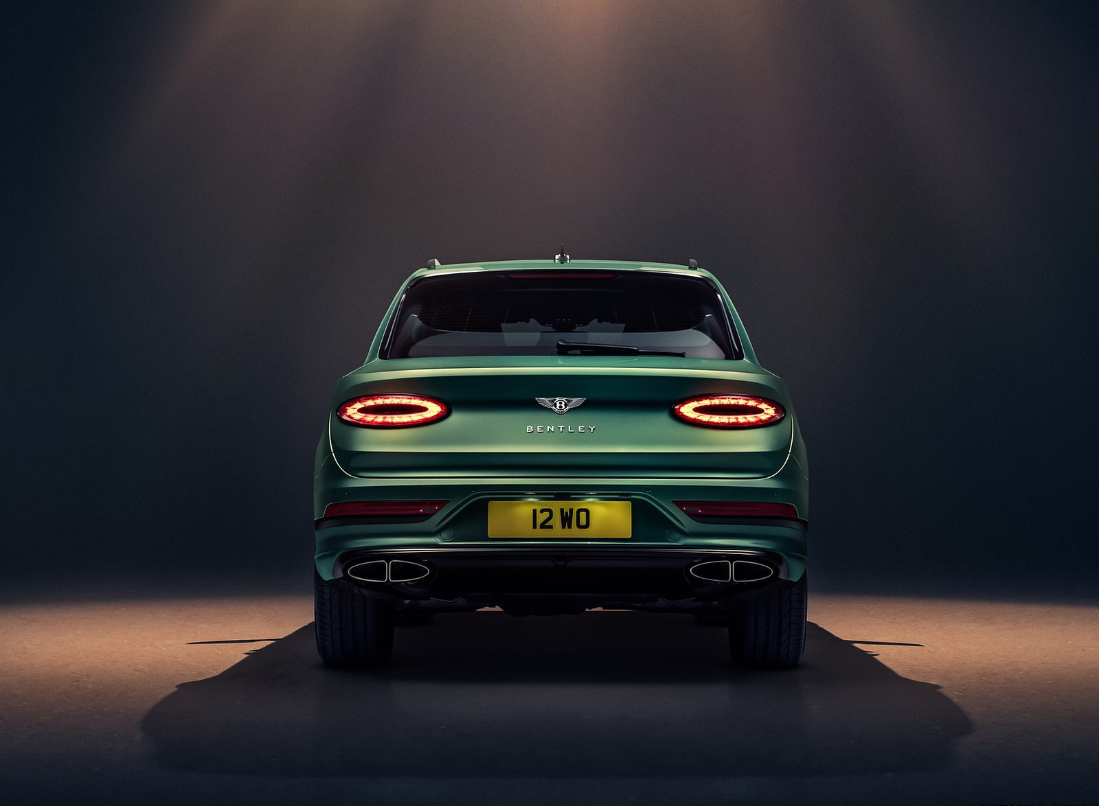 2021 Bentley Bentayga V8 (Color: Alpine Green) Rear Wallpapers (9)
