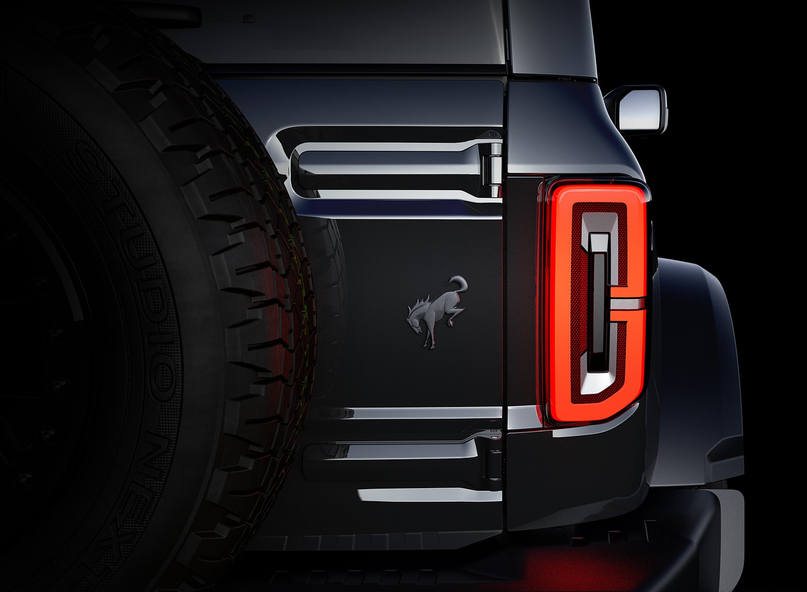 2021 Ford Bronco Tail Light Wallpapers #25 of 52