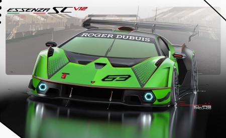 2021 Lamborghini Essenza SCV12 Design Sketch Wallpapers 450x275 (24)