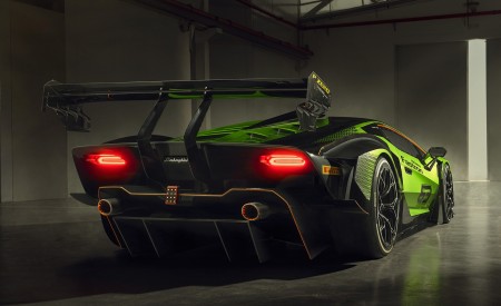 2021 Lamborghini Essenza SCV12 Rear Three-Quarter Wallpapers 450x275 (5)