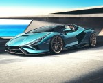 2021 Lamborghini Sián Roadster Front Three-Quarter Wallpapers 150x120