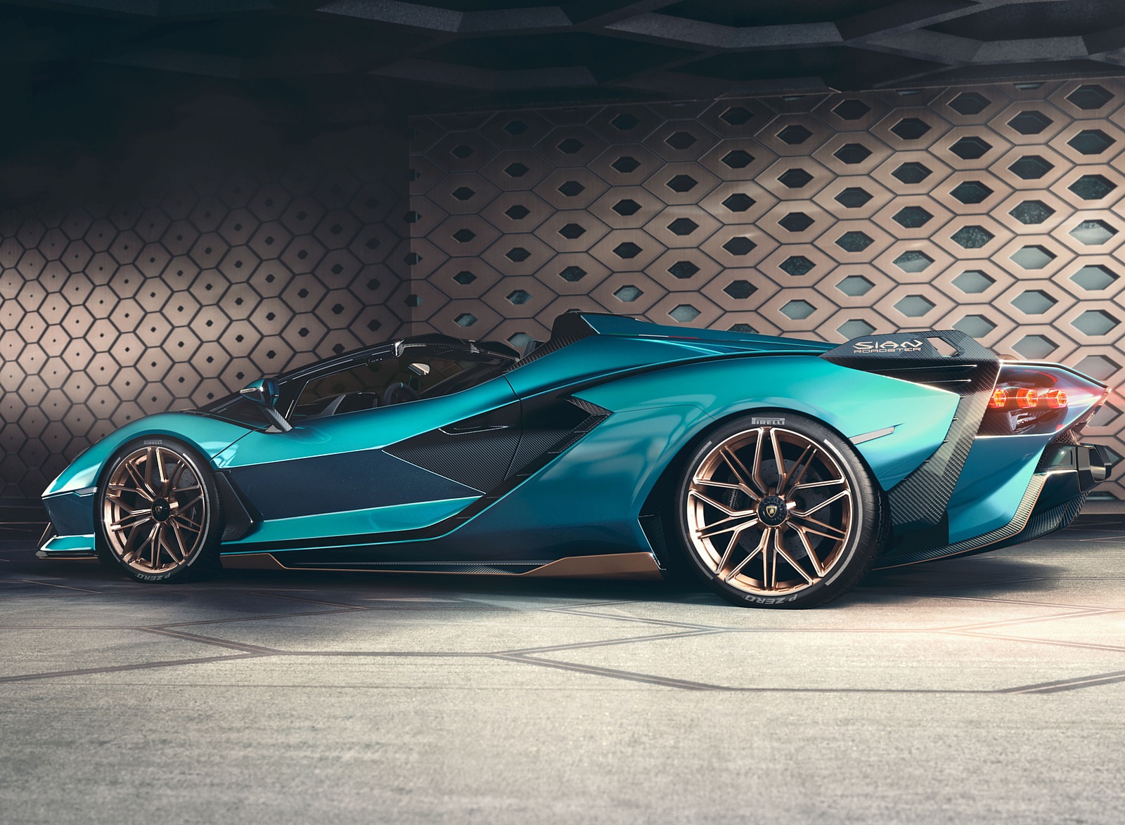 2021 Lamborghini Sián Roadster Side Wallpapers #12 of 19