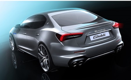 2021 Maserati Ghibli Hybrid Design Sketch Wallpapers 450x275 (23)