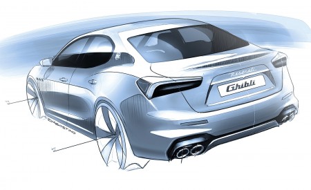 2021 Maserati Ghibli Hybrid Design Sketch Wallpapers 450x275 (25)