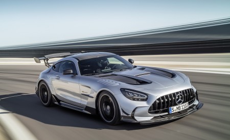 2021 Mercedes-AMG GT Black Series (Color: High Tech Silver) Front Three-Quarter Wallpapers 450x275 (114)