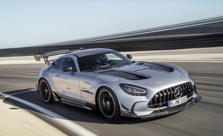 2021 Mercedes-AMG GT Black Series (Color: High Tech Silver) Front Three-Quarter Wallpapers 450x275 (115)