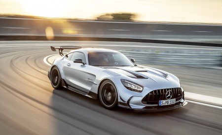 2021 Mercedes-AMG GT Black Series (Color: High Tech Silver) Front Three-Quarter Wallpapers 450x275 (116)