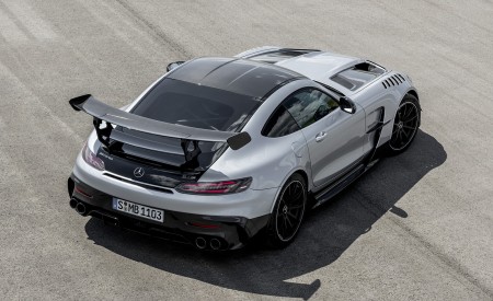 2021 Mercedes-AMG GT Black Series (Color: High Tech Silver) Rear Three-Quarter Wallpapers 450x275 (157)