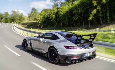 2021 Mercedes-AMG GT Black Series (Color: High Tech Silver) Rear Three-Quarter Wallpapers 450x275 (140)