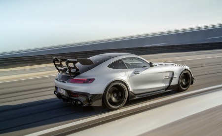 2021 Mercedes-AMG GT Black Series (Color: High Tech Silver) Rear Three-Quarter Wallpapers 450x275 (120)