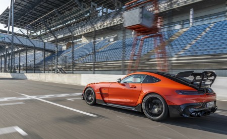 2021 Mercedes-AMG GT Black Series (Color: Magma Beam) Rear Three-Quarter Wallpapers 450x275 (23)