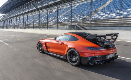 2021 Mercedes-AMG GT Black Series (Color: Magma Beam) Rear Three-Quarter Wallpapers 450x275 (22)