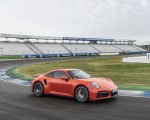 2021 Porsche 911 Turbo (Color: Lava Orange) Front Three-Quarter Wallpapers  150x120