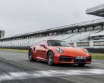 2021 Porsche 911 Turbo (Color: Lava Orange) Front Three-Quarter Wallpapers 150x120