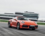2021 Porsche 911 Turbo (Color: Lava Orange) Front Three-Quarter Wallpapers 150x120
