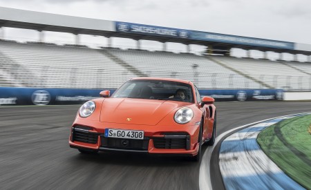 2021 Porsche 911 Turbo (Color: Lava Orange) Front Wallpapers 450x275 (81)