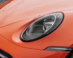 2021 Porsche 911 Turbo (Color: Lava Orange) Headlight Wallpapers 150x120