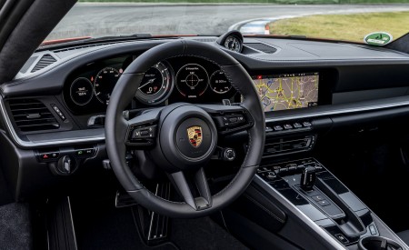 2021 Porsche 911 Turbo (Color: Lava Orange) Interior Wallpapers 450x275 (119)