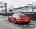 2021 Porsche 911 Turbo (Color: Lava Orange) Rear Three-Quarter Wallpapers 150x120