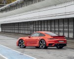 2021 Porsche 911 Turbo (Color: Lava Orange) Rear Three-Quarter Wallpapers 150x120