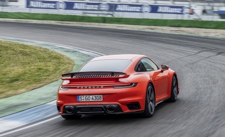 2021 Porsche 911 Turbo (Color: Lava Orange) Rear Wallpapers  450x275 (70)