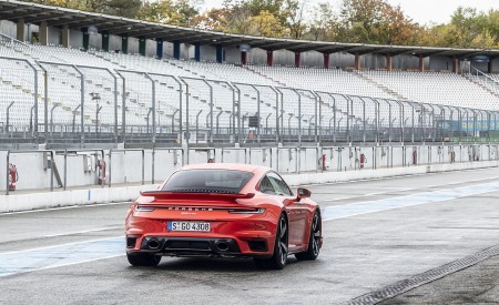 2021 Porsche 911 Turbo (Color: Lava Orange) Rear Wallpapers 450x275 (95)