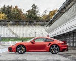 2021 Porsche 911 Turbo (Color: Lava Orange) Side Wallpapers  150x120