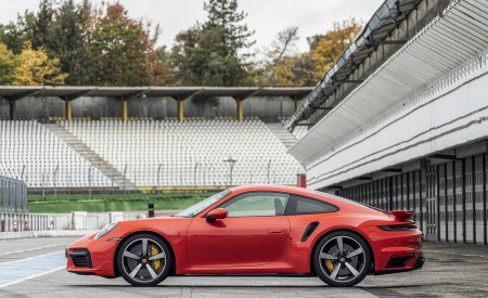 2021 Porsche 911 Turbo (Color: Lava Orange) Side Wallpapers  450x275 (96)