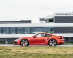 2021 Porsche 911 Turbo (Color: Lava Orange) Side Wallpapers 150x120