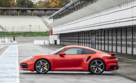 2021 Porsche 911 Turbo (Color: Lava Orange) Side Wallpapers  450x275 (97)