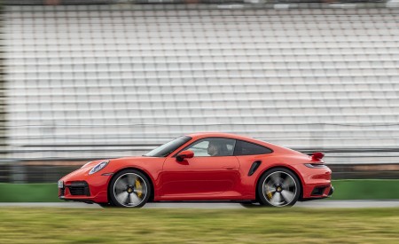 2021 Porsche 911 Turbo (Color: Lava Orange) Side Wallpapers 450x275 (86)