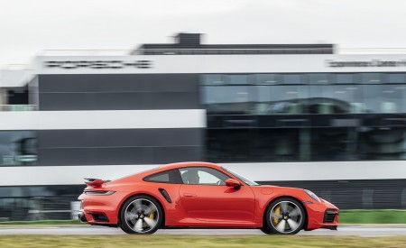 2021 Porsche 911 Turbo (Color: Lava Orange) Side Wallpapers  450x275 (87)